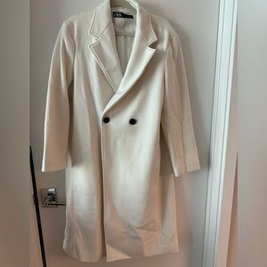Zara Soft Double Breasted Coat